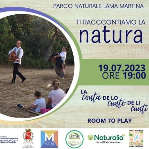 QUESTA SERA, MERCOLED 19 LUGLIO, PRIMO APPUNTAMENTO DELLA RASSEGNA TI RACCONTIAMO LA NATURA