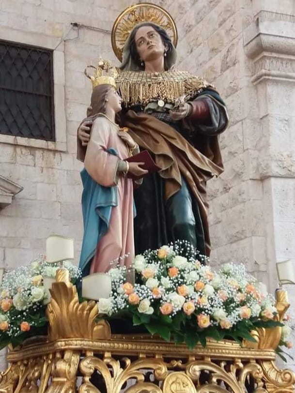 IL 27 LUGLIO LA PROCESSIONE DI S. ANNA E GIOACCHINO A MOLFETTA