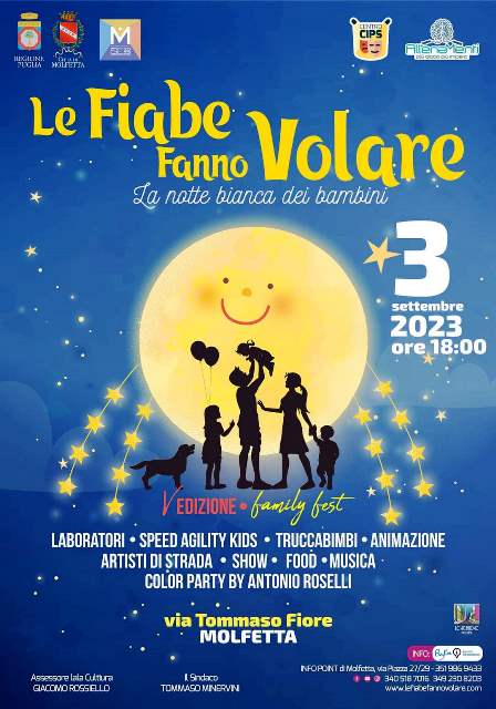 TORNA LA NOTTE BIANCA DEI BAMBINI: LE FABIE FANNO VOLARE