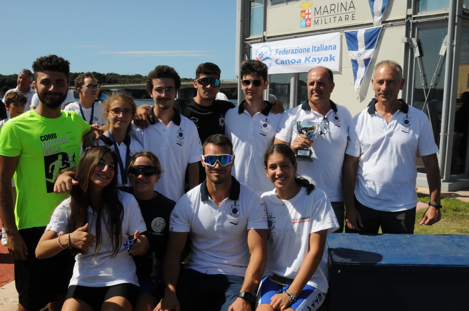 LA LNI MOLFETTA CONQUISTA IL SECONDO POSTO NELLA CLASSIFICA FINALE DEI GRUPPI SPORTIVI AL TROFEO NAZIONALE CANOA LNI-FICK 2023 SVOLTOSI A SABAUDIA