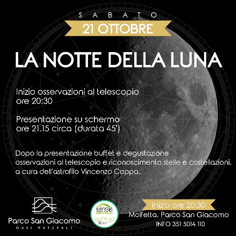 LASTROFILO VINCENZO COPPA PARTECIPER ALLA NOTTE DELLA LUNA, UN EVENTO PROMOSSO DALLA NASA