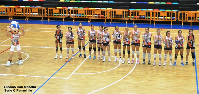 FACILE VITTORIA PER LA DINAMO CAB MOLFETTA CONTRO LA POLIS VOLLEY CORATO NELLA QUARTA GIORNATA DEL CAMPIONATO DI PALLAVOLO FEMMINILE DI SERIE C