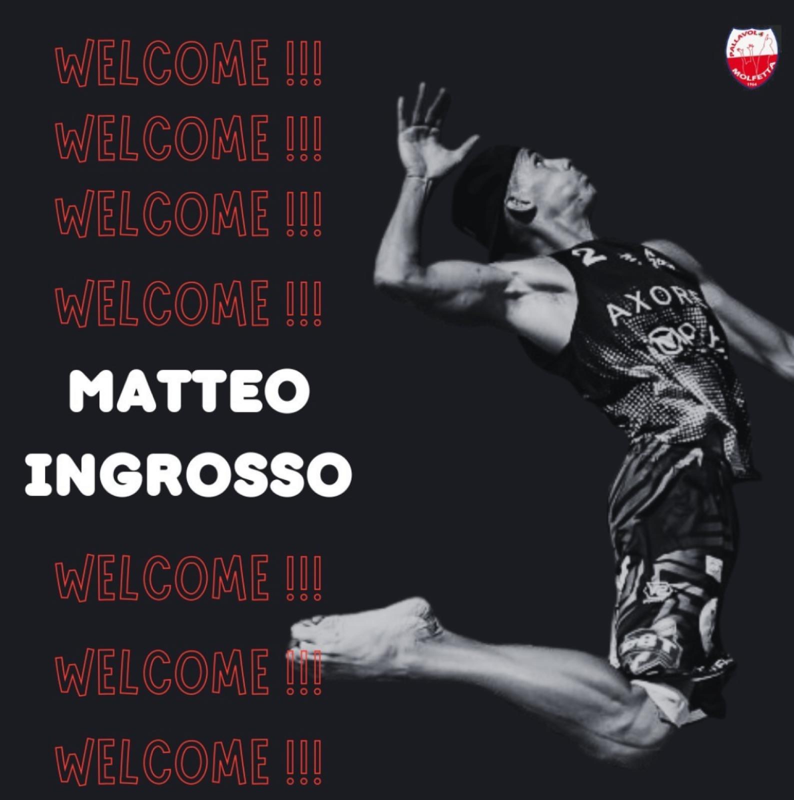 COLPO DI MERCATO DELLINDECO MOLFETTA CHE SI ASSICURA LE PRESTAZIONI DEL CAMPIONE AZZURRO DI BEACH VOLLEY MATTEO INGROSSO