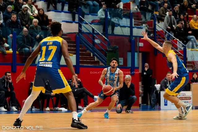 BRUTTA SCONFITTA PER LA DAI OPTICAL VIRTUS BASKET MOLFETTA CHE AL PALAPOLI SI ARRENDE ALLA POWER BASKET SALERNO PER 65-82