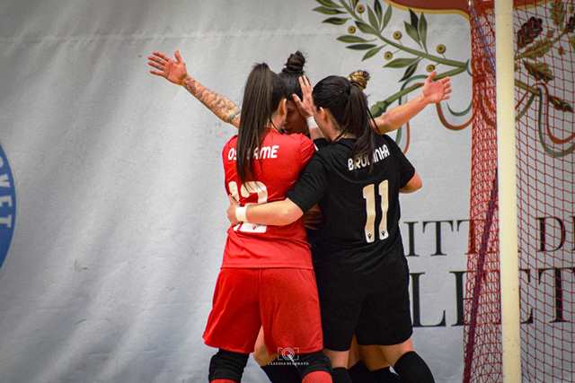 TERMINA IN PARIT, 2-2, LO SPAREGGIO DI COPPA ITALIA TRA PELLETTERIE E FEMMINILE MOLFETTA