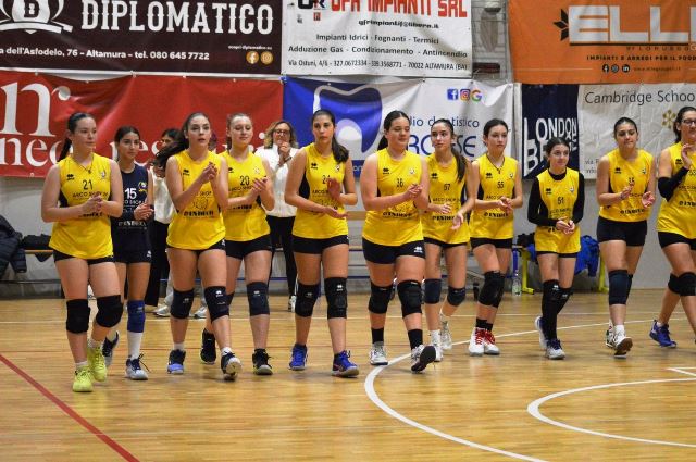 NELLA SEMIFINALE DEL CAMPIONATO UNDER 16 DI PALLAVOLO FEMMINILE L'ASDAM PEGASO '93 MOLFETTA SI ARRENDE AL PUTIGNANO PER 3-1