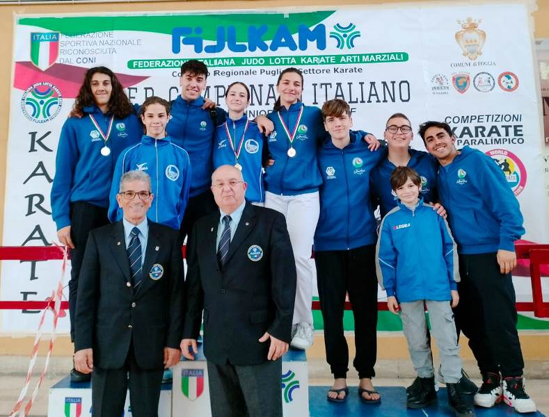 OBIETTIVO CENTRATO PER IL KARATE DELLA POLISPORTIVA LIBERTAS MOLFETTA. CONQUISTA TRE MEDAGLIE AL CAMPIONATO REGIONALE E SI QUALIFICA ALLE FINALI NAZIONALI JUNIORES