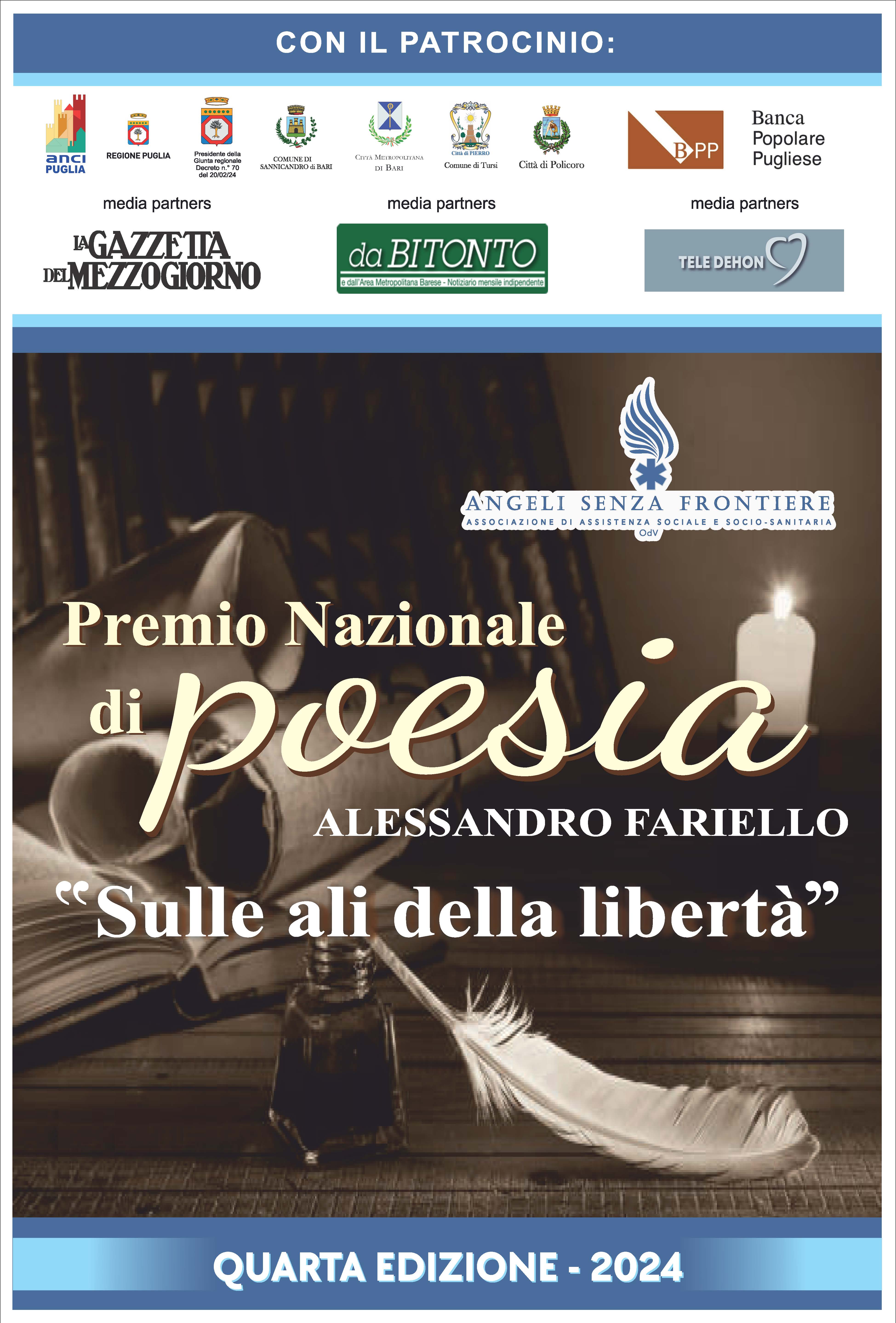 AL VIA LA QUARTA EDIZIONE DEL PREMIO NAZIONALE DI POESIA 