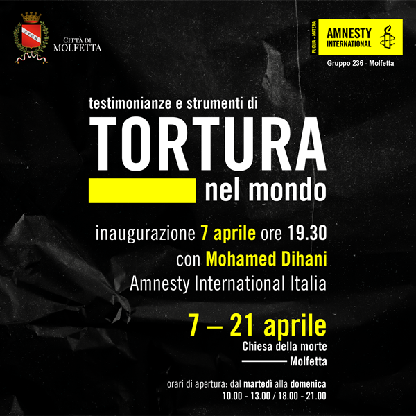 SI INAUGURA DOMENICA 7 APRILE LA MOSTRA 