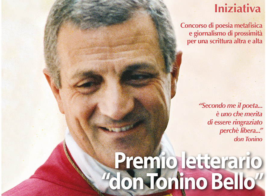 VENERD 19 APRILE SI TERR LA MANIFESTAZIONE CONCLUSIVA DELLA QUARTA EDIZIONE DEL PREMIO LETTERARIO DON TONINO BELLO