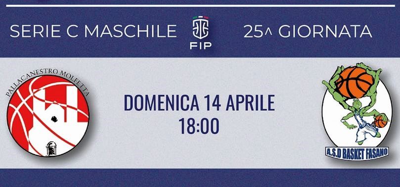 DOMENICA SERA PER LA PENULTIMA GIORNATA DEL CAMPIONATO DI SERIE C UNICA LA PAVIMARO MOLFETTA AFFRONTA IL FASANO