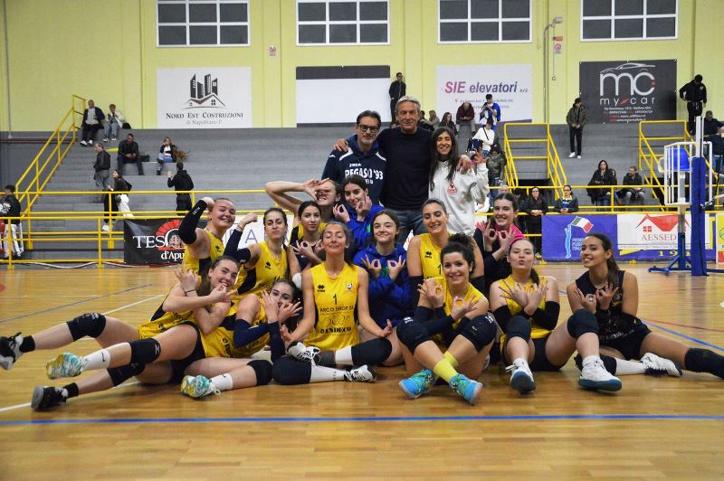 SECONDA VITTORIA CONSECUTIVA PER LASDAM PEGASO 93 MOLFETTA NELLA PRIMA GIORNATA DI RITORNO DEI PLAYOFF DI SERIE D. SCONFITTO IL BITETTO PER 3-1