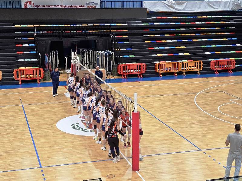 ANCORA UNA SCONFITTA PER LA DINAMO CAB MOLFETTA CHE AL PALAPOLI SI ARRENDE ALLAMATORI VOLLEY BARY PER 1-3