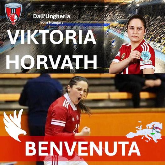 SECONDO ACQUISTO PER LA FEMMINILE MOLFETTA. ALLA SUA PRIMA ESPERIENZA IN ITALIA ARRIVA LUNGHERESE VIKTORIA HORVATH