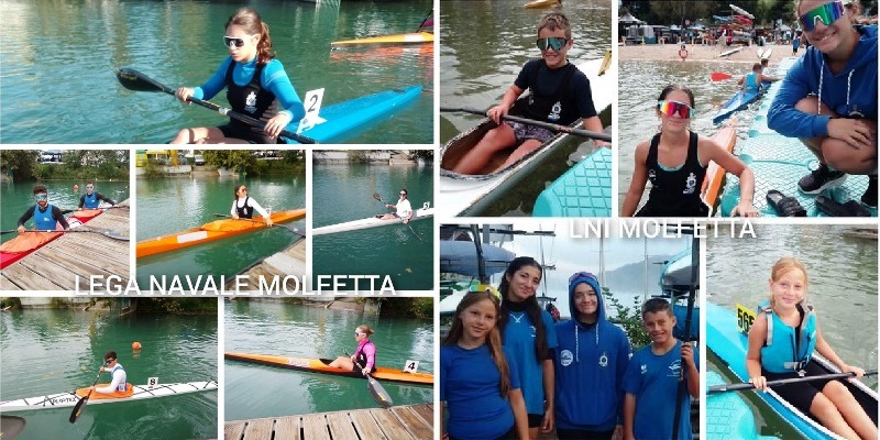 LNI MOLFETTA: BRILLANTI RISULTATI ALLE FINALI NAZIONALI DEL CANOAGIOVANI,  AL MEETING DELLE REGIONI E AI CAMPIONATI ITALIANI ASSOLUTI E MASTER DI CANOA E PARACANOA