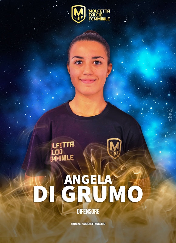 RICONFERMA PER ANGELA DI GRUMO NELLA MOLFETTA CALCIO FEMMINILE. INDOSSER LA FASCIA DI CAPITANO