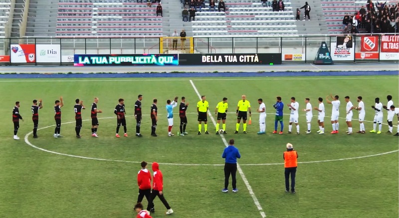 DISFATTA DELLA MOLFETTA CALCIO AL PAOLO POLI NELLO SCONTRO DIRETTO CONTRO IL CORATO