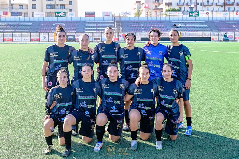 NELLA COPPA ITALIA ECCELLENZA VITTORIA DELLA MOLFETTA CALCIO FEMMINILE IN CASA CONTRO LALTAMURA