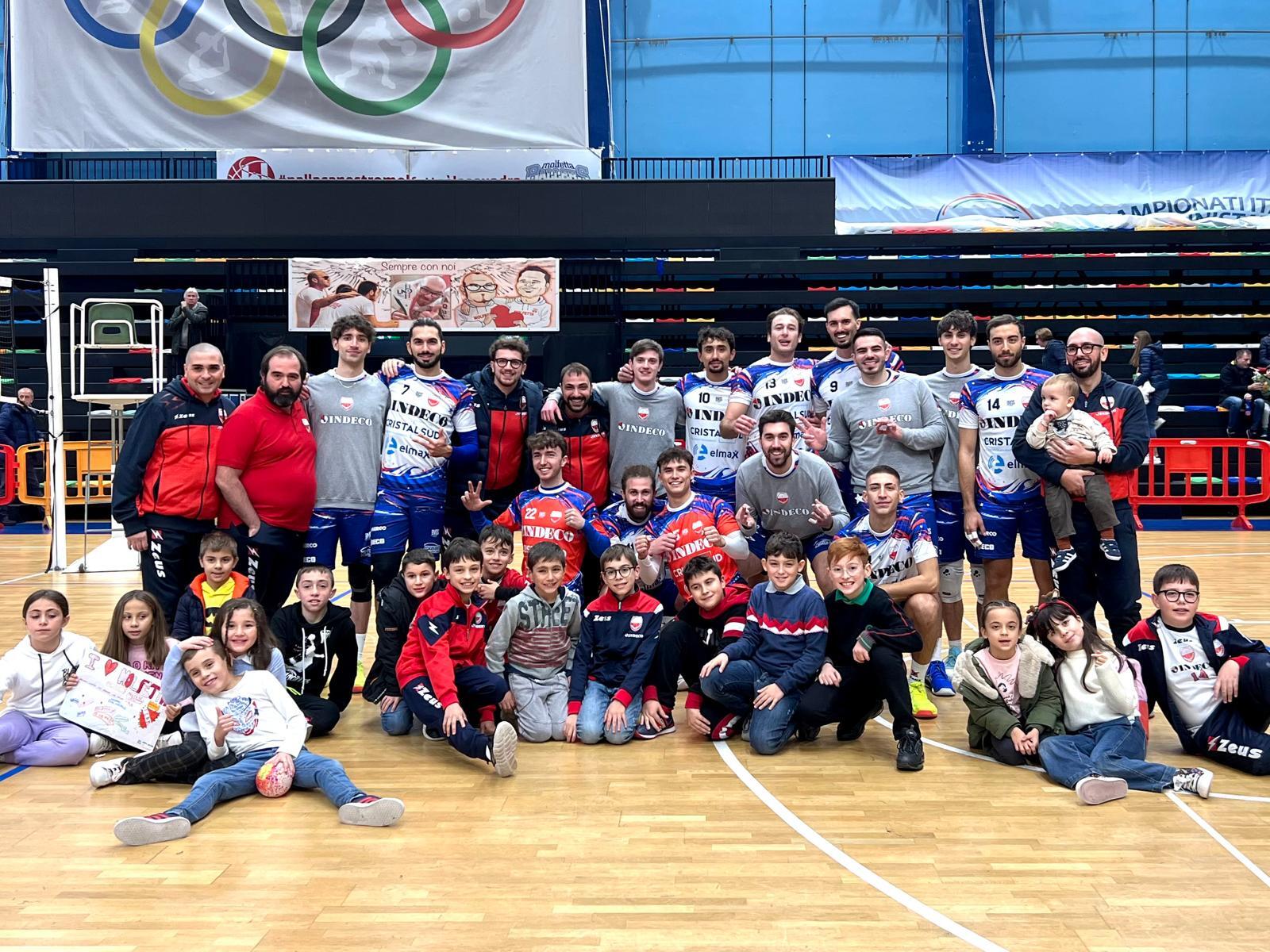 TORNA AL SUCCESSO L'INDECO MOLFETTA, BATTUTO IL VOLLEY META