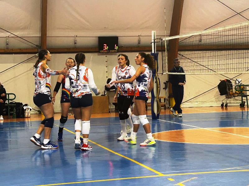 SESTA SCONFITTA CONSECUTIVA PER LA DINAMO CAB MOLFETTA NEL CAMPIONATO DI PALLAVOLO FEMMINILE DI SERIE C