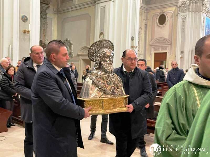 SONO INIZIATI I FESTEGGIAMENTI IN ONORE DEL PATRONO DELLA CITT E DELLA DIOCESI DI MOLFETTA , SAN CORRADO DI BAVIERA