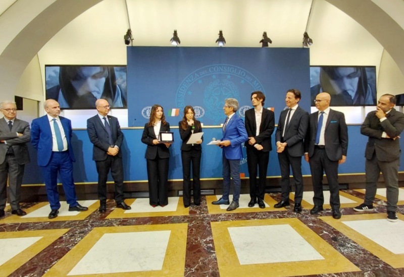 IL CORTOMETRAGGIO SONO PI FORTE IO DELLIISS MONS. ANTONIO BELLO DI MOLFETTA PREMIATO A ROMA A PALAZZO CHIGI