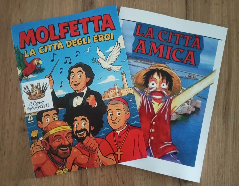 IL COVO DEGLI ARTISTI E I FUMETTI PER FAR CONOSCERE MOLFETTA
