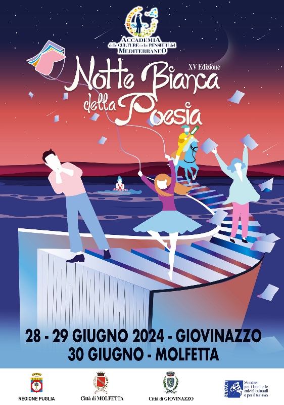 DAL 28 AL 30 GIUGNO SI SVOLGER LA QUINDICESIMA EDIZIONE DELLA NOTTE BIANCA DELLA POESIA