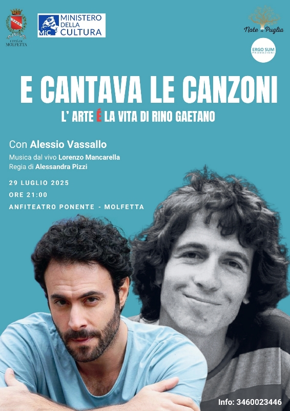 LORCHESTRA AL FEMMINILE NOTE DI PUGLIA PRESENTA LO SPETTACOLO E CANTAVA LE CANZONI  LARTE E' LA VITA DI RINO GAETANO