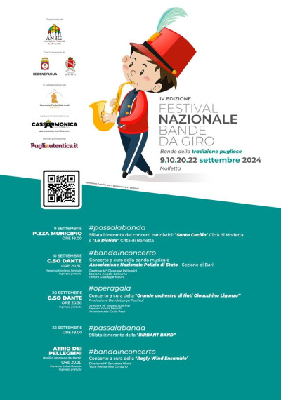 FESTIVAL DELLE BANDE A MOLFETTA E FASANO, UNA RASSEGNA ORMAI ENTRATA NELLA TRADIZIONE 