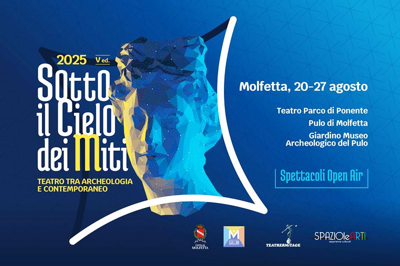 TORNA LA RASSEGNA SOTTO IL CIELO DEI MITI, TEATRO TRA ARCHEOLOGIA E CONTEMPORANEO, QUINTA EDIZIONE, A CURA DEL TEATRERMITAGE