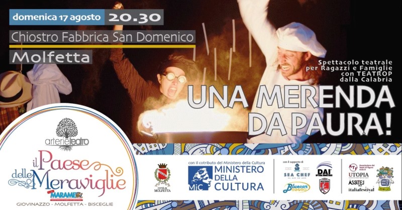 TORNA LA RASSEGNA IL PAESE DELLE MERAVIGLIE  MARAMEO FESTIVAL  XI^ EDIZIONE 2025 ORGANIZZATA DA ARTERIE TEATRO SCUOLA DI ARTI SCENICHE