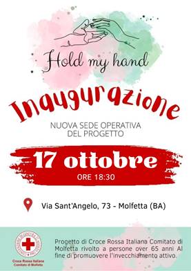 SI INAUGURA VENERDI' 17 OTTOBRE LA NUOVA SEDE DELLA CROCE ROSSA COMITATO DI MOLFETTA