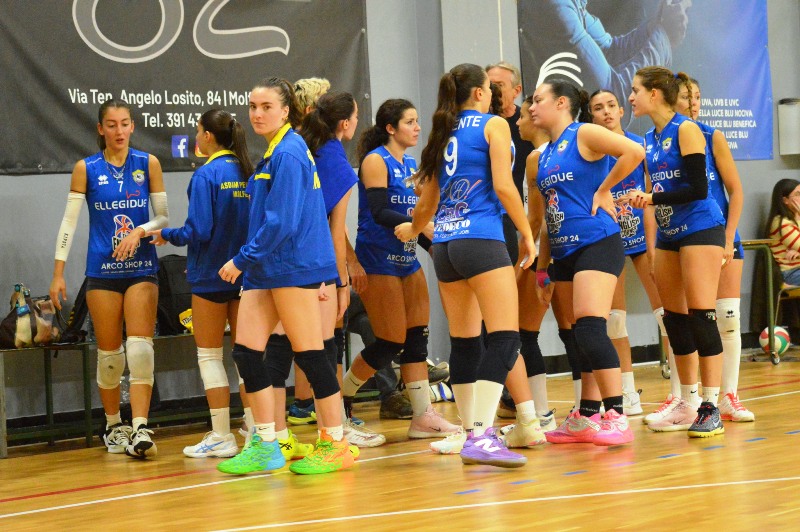 SCONFITTA PER LASDAM PEGASO 93 MOLFETTA NELLA TRASFERTA AL PALA DISFIDA DI BARLETTA CONTRO LA NELLY VOLLEY