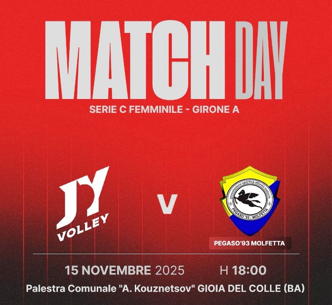 NELLA SESTA GIORNATA DEL CAMPIONATO DI SERIE C LASDAM PEGASO 93 MOLFETTA E' IMPEGNATA NELLA DIFFICILE TRASFERTA A GIOIA DEL COLLE