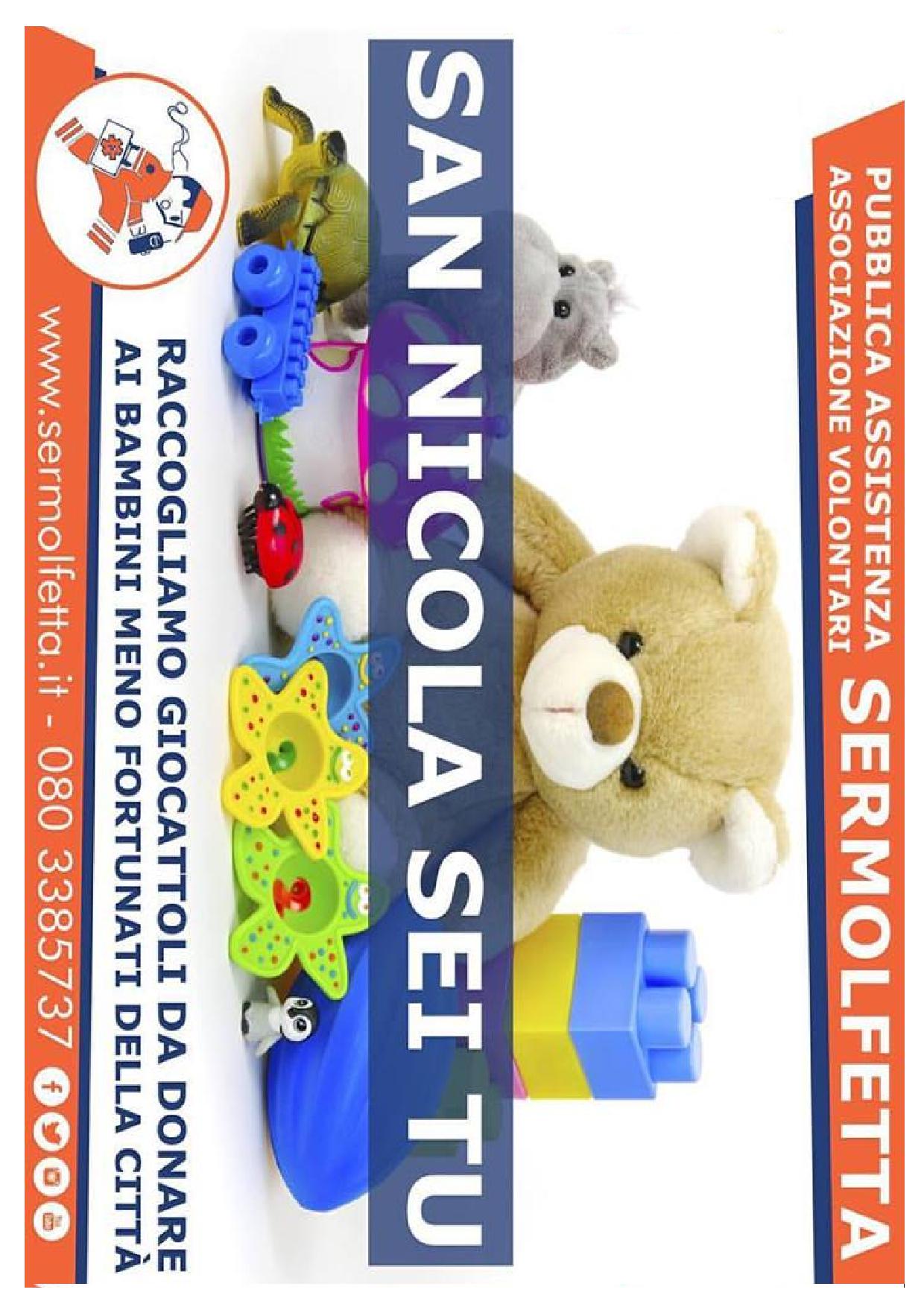 SAN NICOLA SEI TU, UN PROGETTO DI ARCICONFRATERNITA DELLA MORTE E SERMOLFETTA
