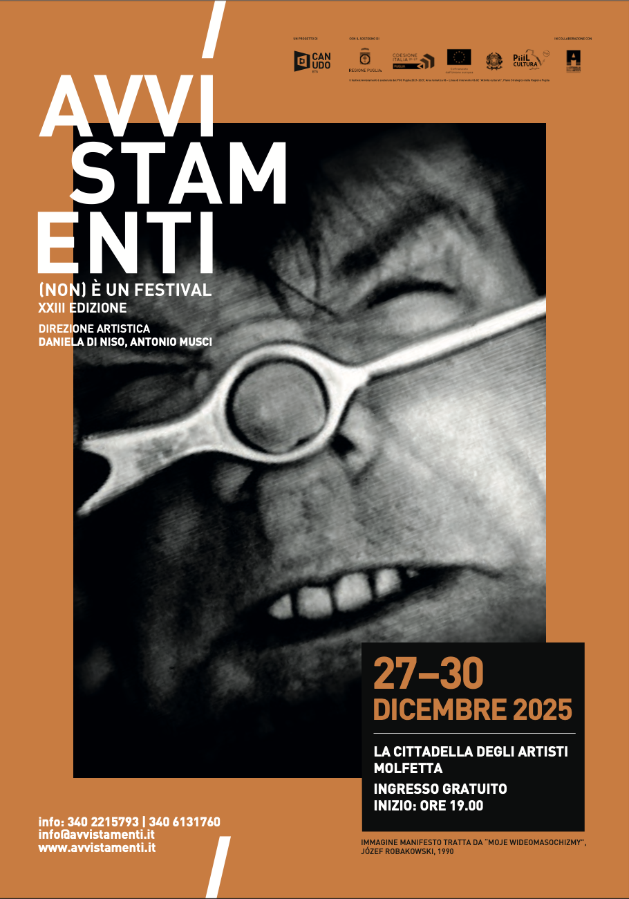 TORNA A MOLFETTA �AVVISTAMENTI� IL FESTIVAL DI CINEMA SPERIMENTALE GIUNTO ALLA 23ESIMA EDIZIONE