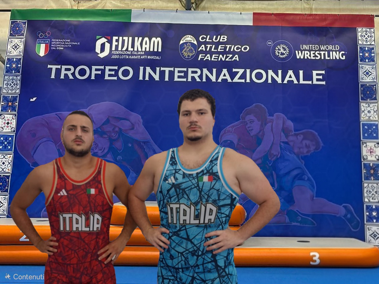TEAM PALOMBA WRESTLING. MARTINO PILIERO VINCE IL TORNEO INTERNAZIONALE A CESENATICO, ARGENTO PER GIULIANO SPACCAVENTO