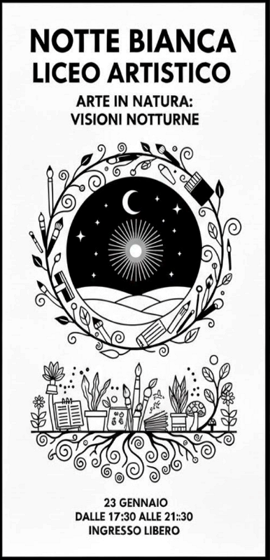 �ARTE IN NATURA: VISIONI NOTTURNE� � LA NOTTE BIANCA DEL LICEO ARTISTICO �BELLO-SALVEMINI� DI MOLFETTA
