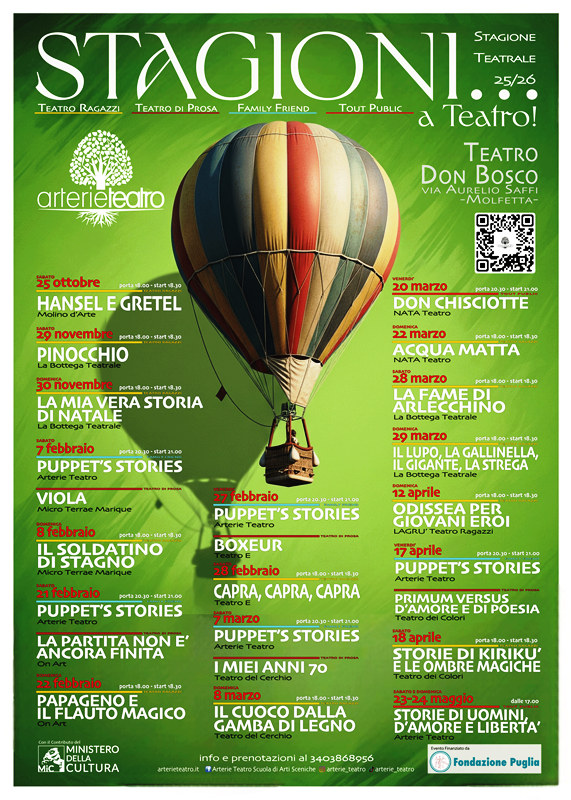 TEATRO CHE UNISCE GENERAZIONI: A MOLFETTA WEEKEND PER RIVIVERE GLI EROI ANTIMAFIA FALCONE E BORSELLINO E LA MAGIA DI MOZART