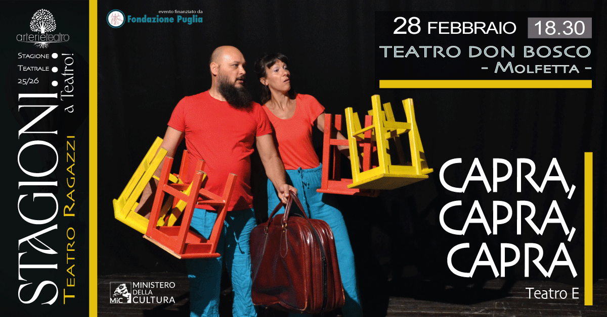 �STAGIONI... a teatro!�: UN WEEKEND DI GRANDI EMOZIONI A MOLFETTA