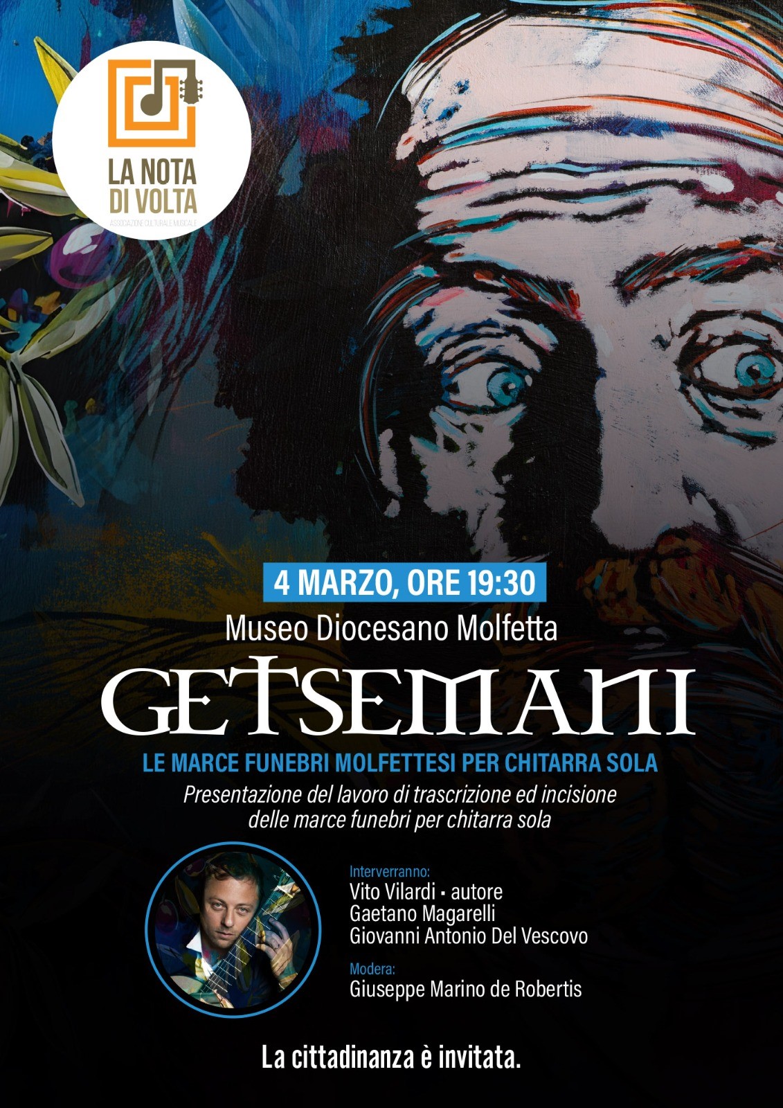 GETSEMANI, IL CANTO INTIMO DELLA TRADIZIONE: VITO VILARDI PRESENTA LE MARCE FUNEBRI PER CHITARRA SOLA