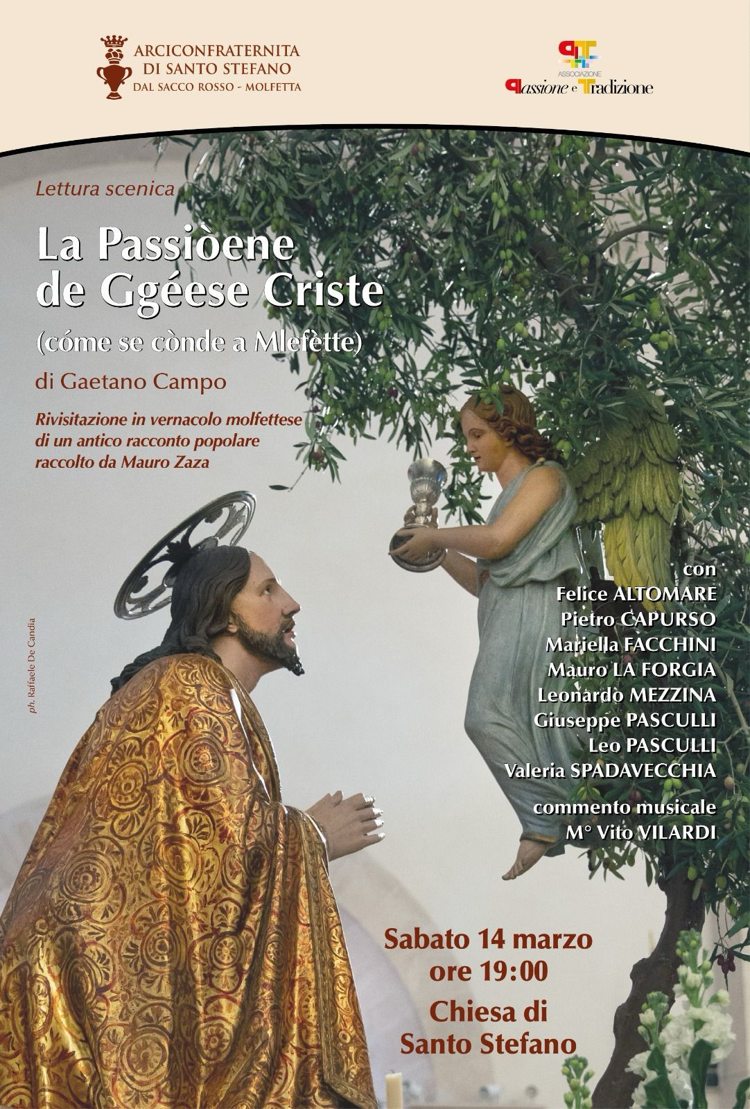 Una lettura scenica speciale ne �La Passi�ne de Gg�ese  Criste�