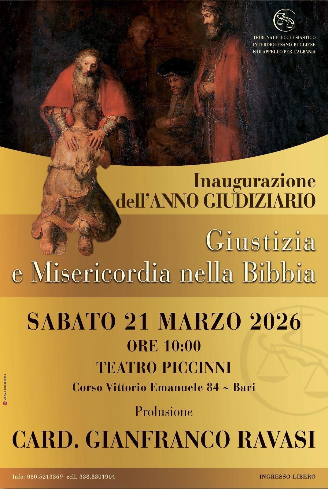 INAUGURAZIONE DELL'ANNO GIUDIZIARIO 2026 TRIBUNALE ECCLESIASTICO INTERDIOCESANO PUGLIESE