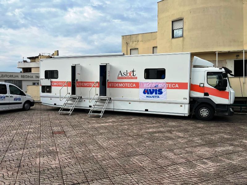 RACCOLTA SANGUE AVIS A MOLFETTA: DOMENICA 3 MAGGIO ALLA PARROCCHIA MADONNA DELLA PACE