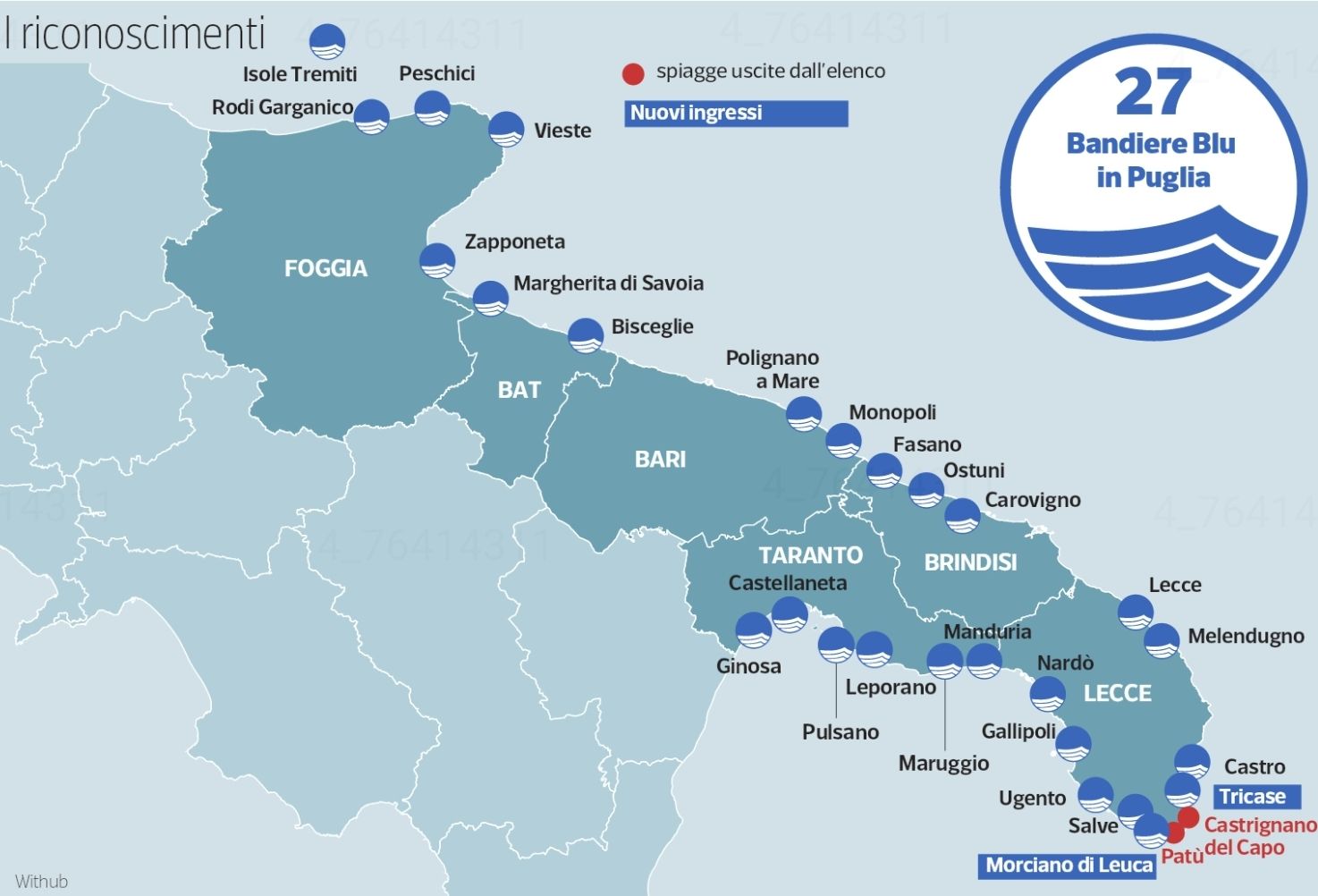 MOLFETTA, COSTA TRASCURATA E DIMENTICATA MENTRE I VICINI SVENTOLANO LE BANDIERE BLU
