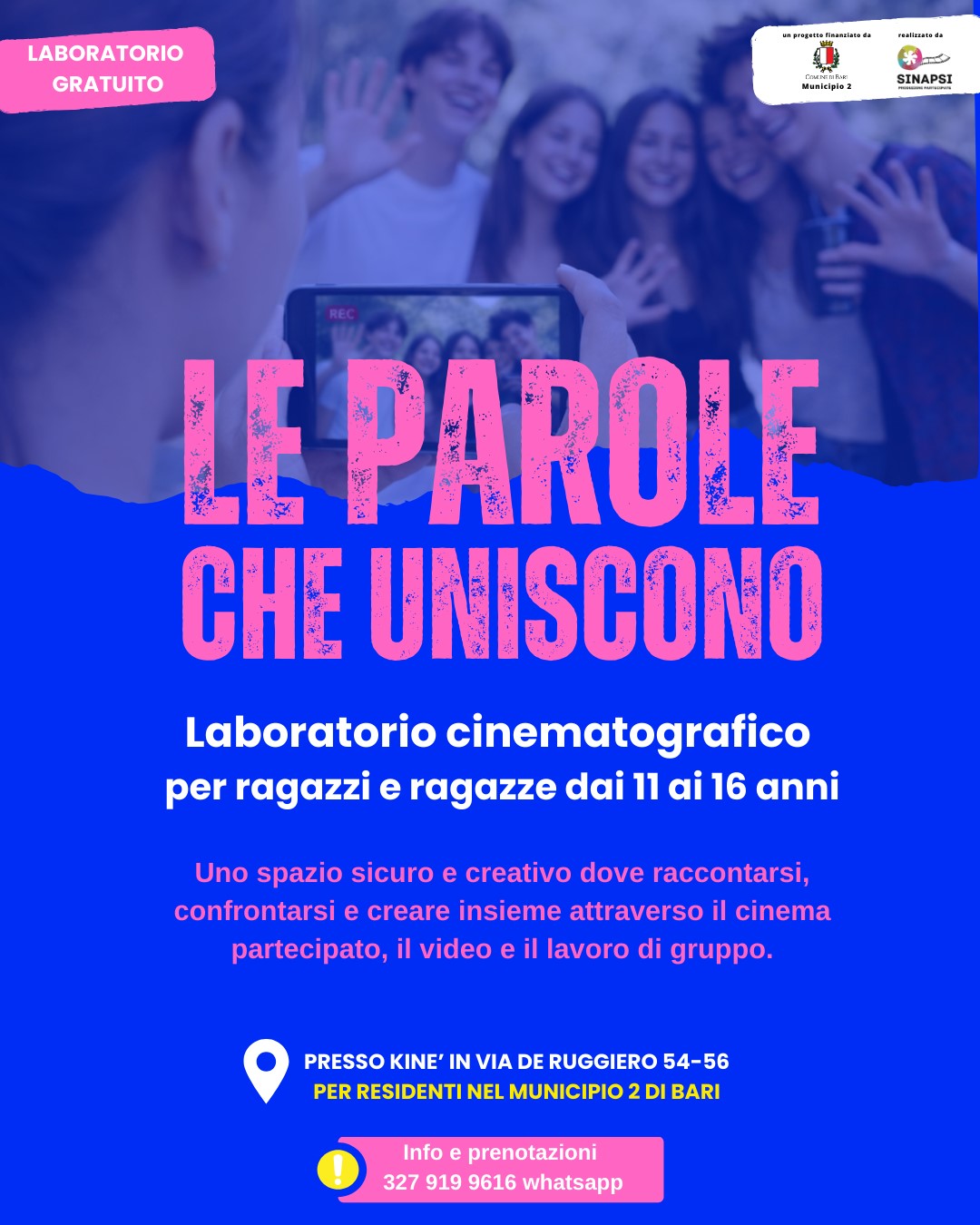 PAROLE CHE UNISCONO: I CORTOMETRAGGI DEI RAGAZZI PROTAGONISTI AL FESTIVAL PERIFERIE ANIMATE