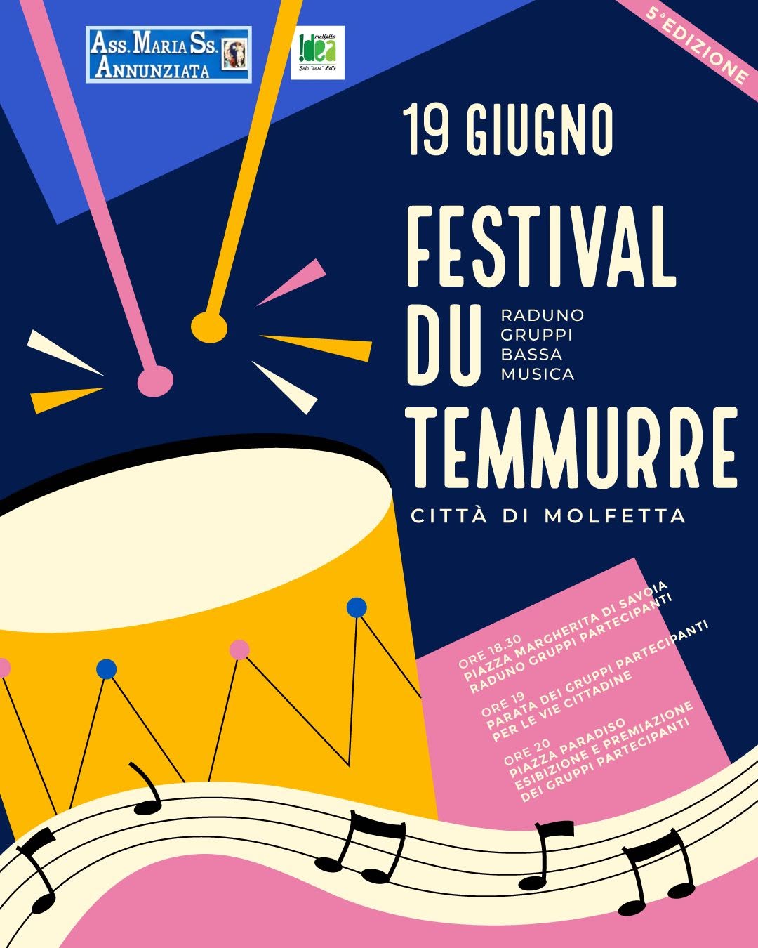 VENERD� 19 GIUGNO QUINTA EDIZIONE DEL FESTIVAL DU TEMMURRE
