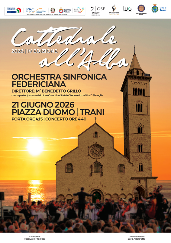 CATTEDRALE ALL�ALBA: LA MUSICA SALUTA IL SOLSTIZIO NELLA PIAZZA DELLA CATTEDRALE A TRANI