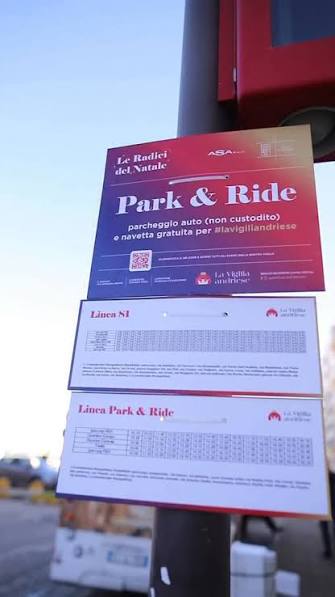 NEI GIORNI DELLA FESTA PATRONALE COME SEMPRE IL PARK AND RIDE